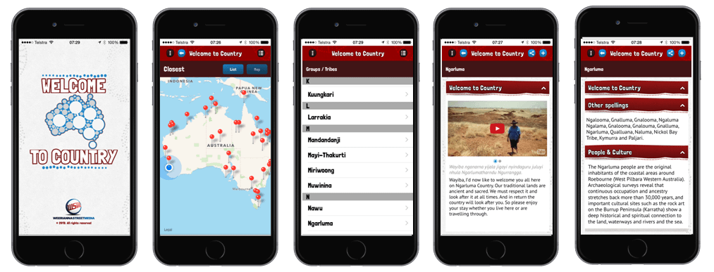 'Welcome to Country' App